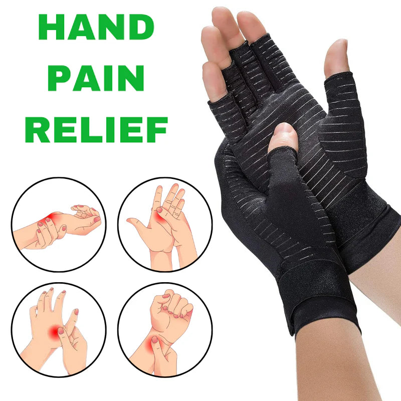 Pain-Free Copper Compression Gloves - 50% OFF Today Only